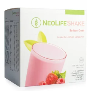 neolife shake, baltyminis kokteilis, uogu skonio