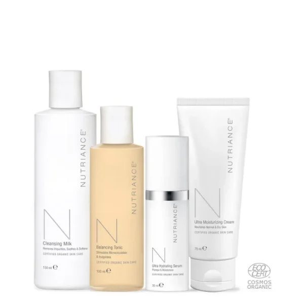 kosmetikos rinkinys sausai ir normaliai veido odai